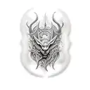 fantasy book tattoo design idea