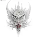 fantasy book tattoo design idea