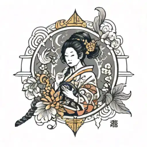 Virgo tattoo design idea