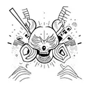 Fear is a liar  tattoo design idea