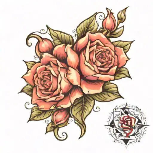 infant loss after birth tattoo design idea