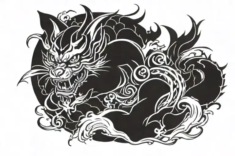 Gojo, Geto, Sukuna, Choso, Megumi tattoo design idea