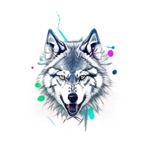 lobo tattoo design idea