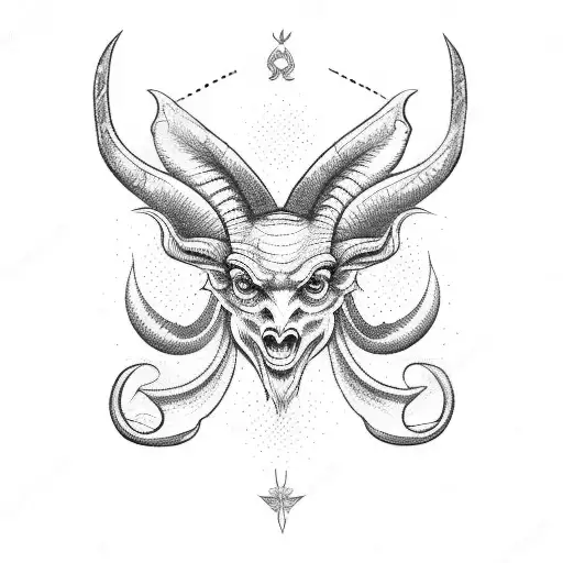 Baphomet tattoo design idea