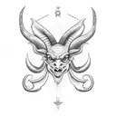 Baphomet tattoo design idea