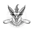 Baphomet tattoo design idea