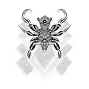 tribal scorpion tattoo design idea