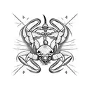 tribal scorpion tattoo design idea