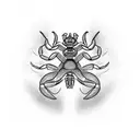 tribal scorpion tattoo design idea