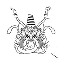 leao japones, shisa, tattoo design idea