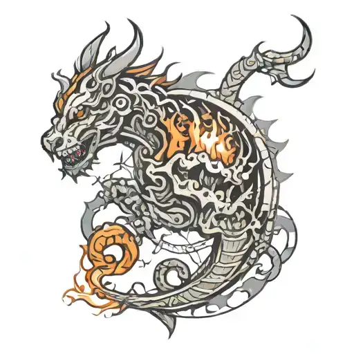 forged from fire many to one always forward 151 tattoo design idea