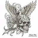 forged from fire many to one always forward 151 tattoo design idea