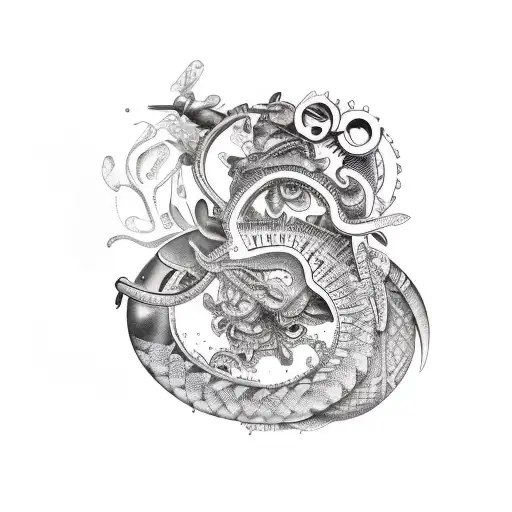 ogun tattoo design idea