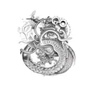 ogun tattoo design idea