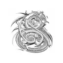 ogun tattoo design idea