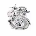 ogun tattoo design idea