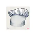 Musical notes forming a chef's hat tattoo design idea