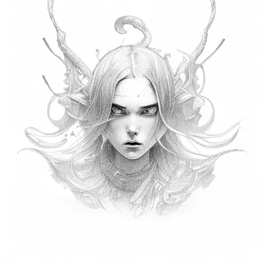 anxiety tattoo design idea