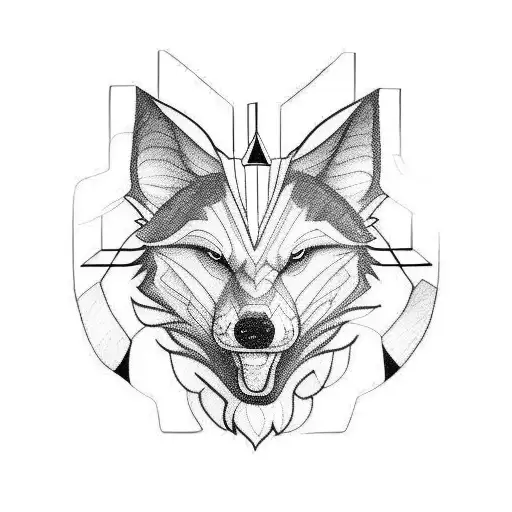 skoll and hati tattoo design idea