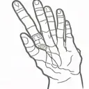 Johnny silverhand's bionic arm flipping off tattoo design idea