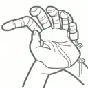 Johnny silverhand's bionic arm flipping off tattoo design idea