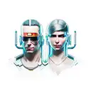 cyberpunk 2077 johnny silverhand and V tattoo design idea