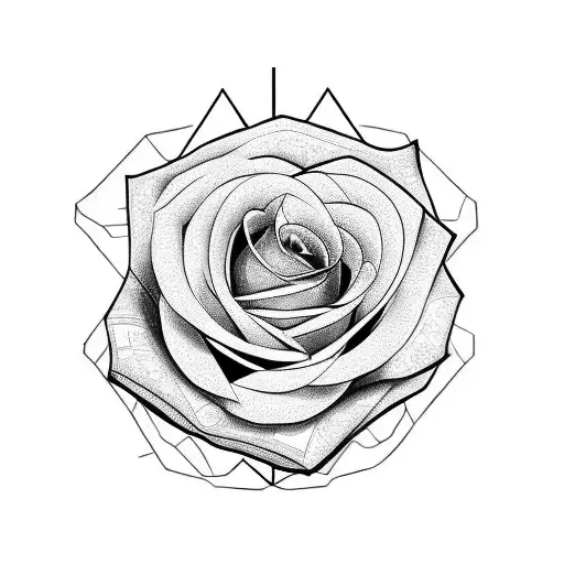 aaliyah with roses tattoo design idea