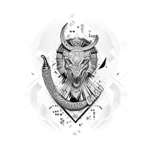 tribal arm band tattoo design idea