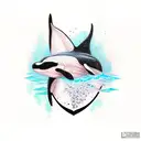 orca whale chest tattoo tattoo design idea