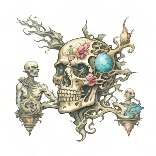 lost souls tattoo design idea