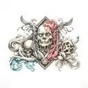 lost souls tattoo design idea