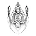 aquarius, Gemini, infinity  tattoo design idea