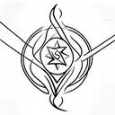 aquarius, Gemini, infinity  tattoo design idea