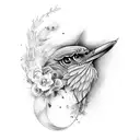 nightingale  tattoo design idea