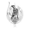 nightingale  tattoo design idea