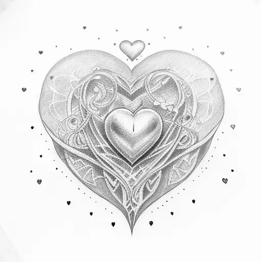 Christina with a heart tattoo design idea