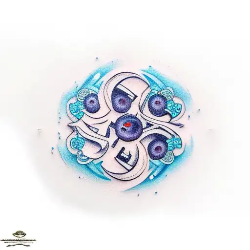 blueberry  tattoo design idea