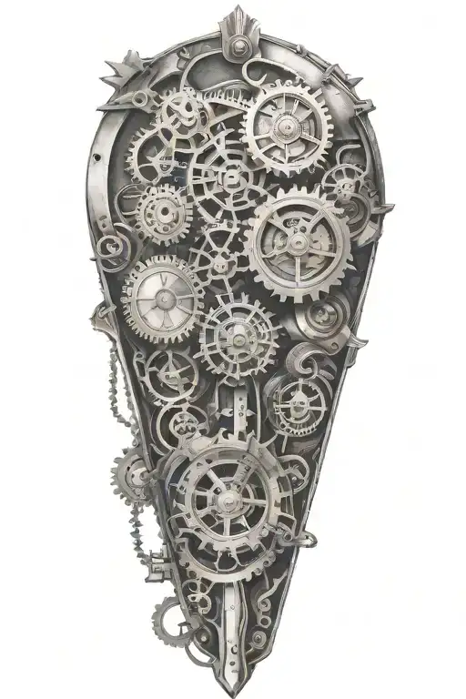 steampunk tattoo for leg sleeve tattoo tattoo design idea