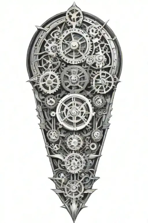 steampunk tattoo for leg sleeve tattoo tattoo design idea