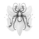 ant tattoo design idea