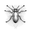 ant tattoo design idea