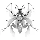 ant tattoo design idea