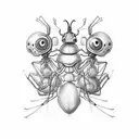 ant tattoo design idea