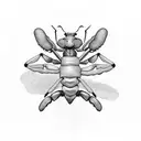 ant tattoo design idea