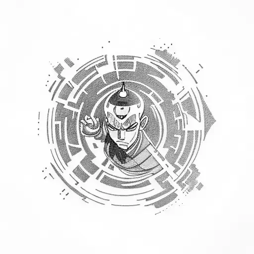 avatar the last air bender uncle iron quote sleeve tattoo design idea