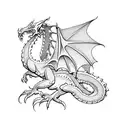 Welsh Dragon tattoo design idea