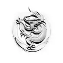 Welsh Dragon tattoo design idea