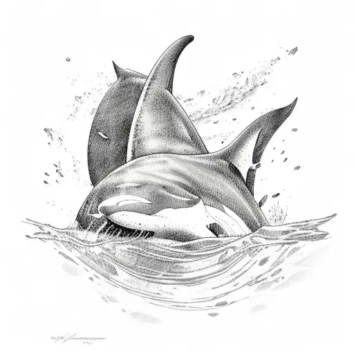 orca lava lamp  tattoo design idea