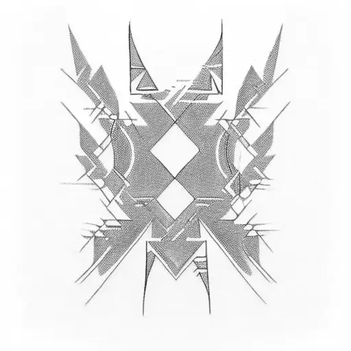 Sketch a modern interpretation of a henna design for a lower back tattoo tattoo design idea