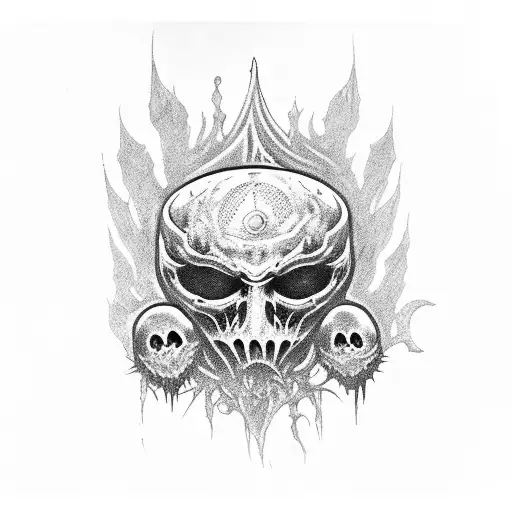 bloodborne videogame amygdala  tattoo design idea